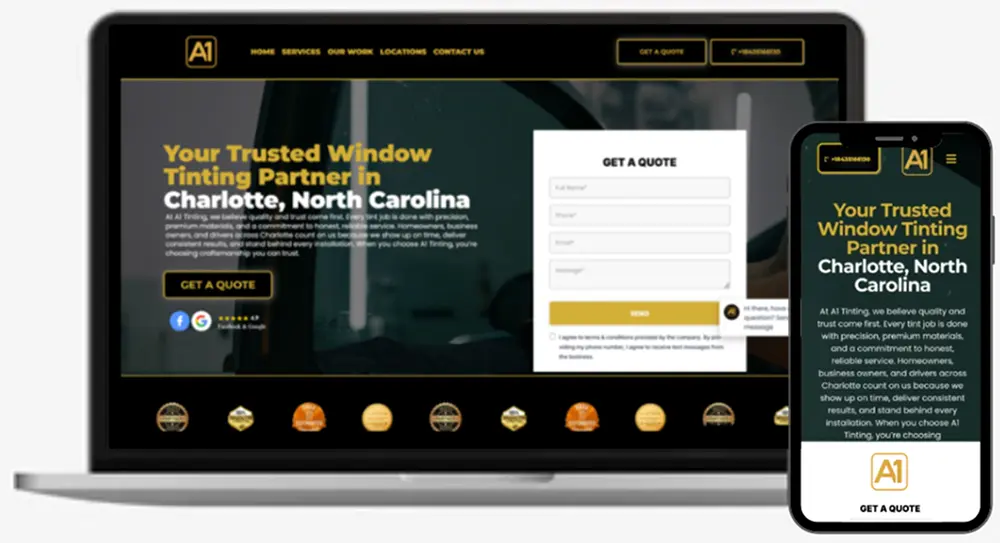 Client website