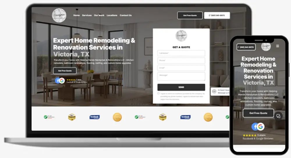 Client website